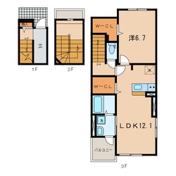 碧南中央駅 徒歩4分 3階の物件間取画像